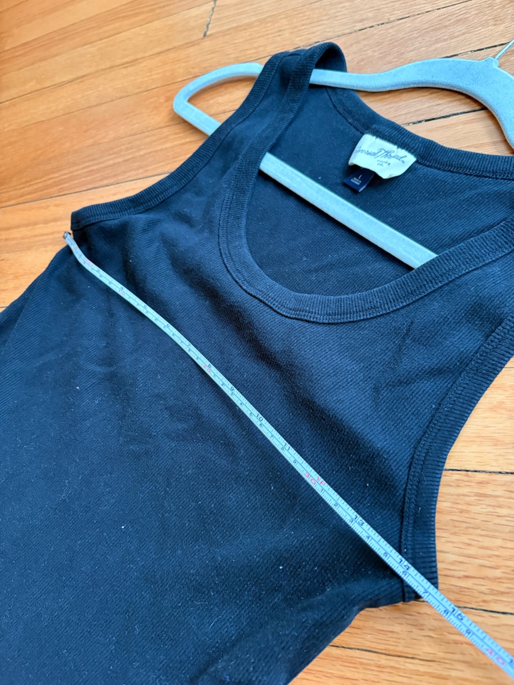 Universal Thread Black Ribbed Tank Top - Picture 7 of 7